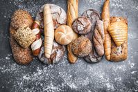 Imagen sobre el tema de los diferentes tipos de pan y bollos.